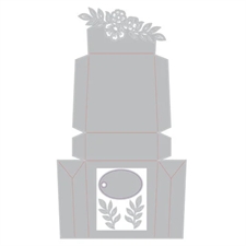 Sizzix Thinlits - Blossom Gift Bag (stor die)